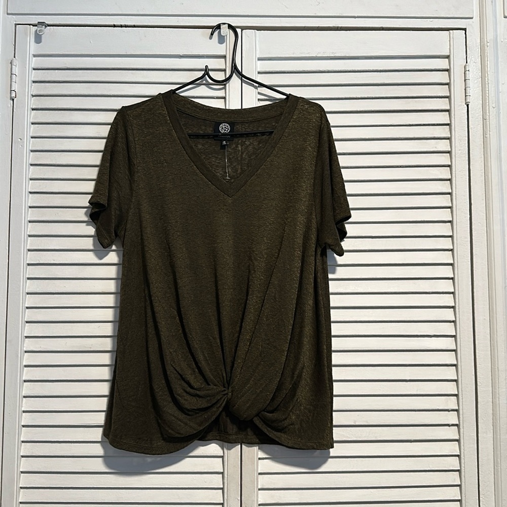 Green olive Blouse